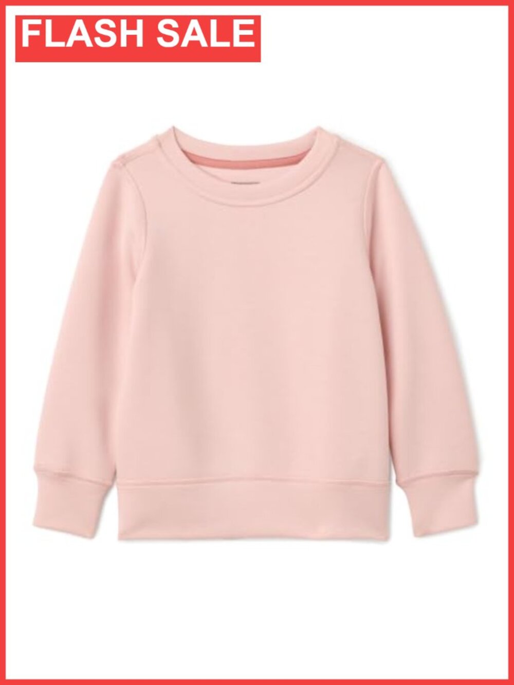 Girls Active Relaxed Fit Crewneck Pullover Sweatshirt